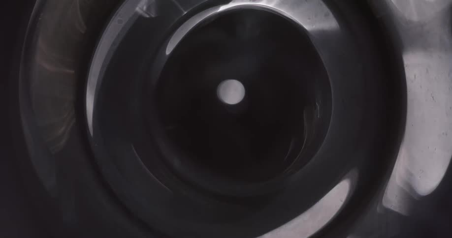 Reflection of light on abstract circles