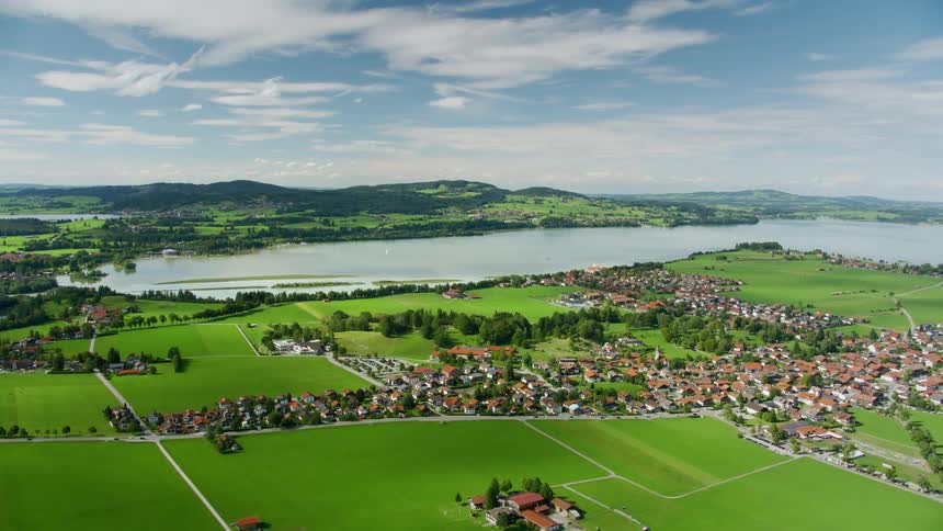 The homes are near the river