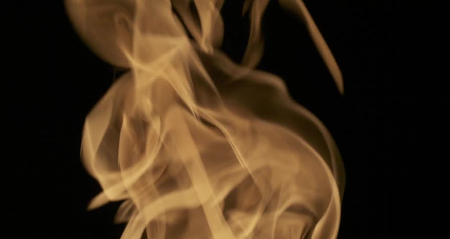 Violent flames of a bonfire
