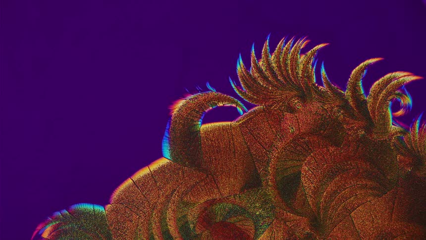 Microcrystals expanding in an abstract manner