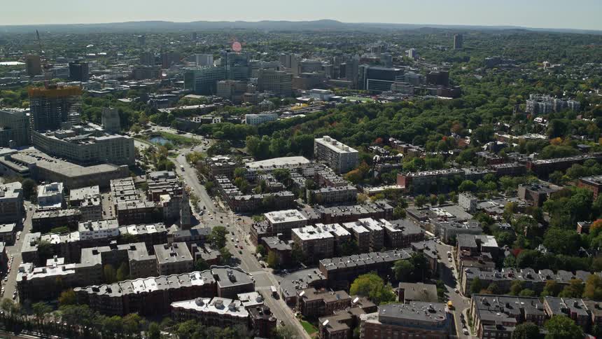 Panorama of an urban city