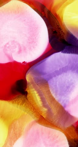 Vertical shot of moving liquid abstract ink background