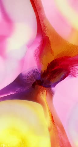 Vertical shot of moving liquid abstract ink background