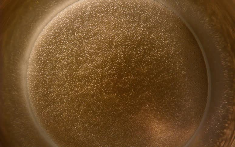 Abstract golden spheres in circular motion