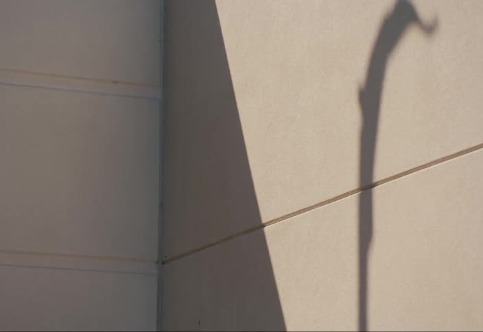 Shadow of a flag waving in the wind