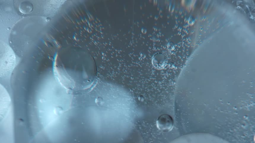 Close up of water droplets