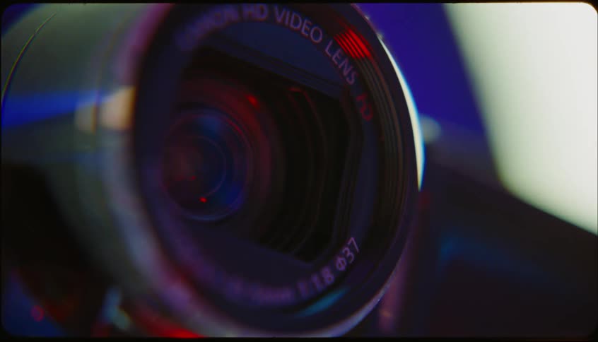 Shuttle of a camera opening and closing indoors