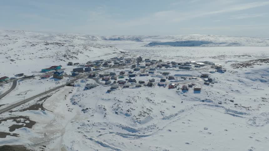 Small village in the arctic