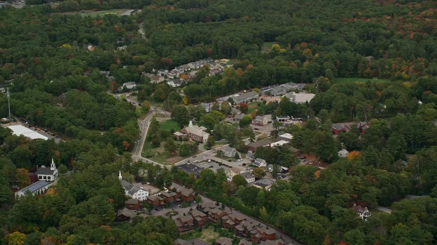 A small suburb is in the words
