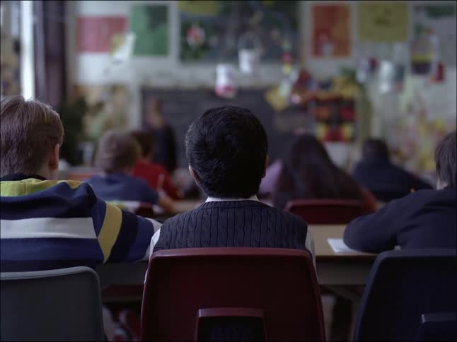 A clip of kids in the class room