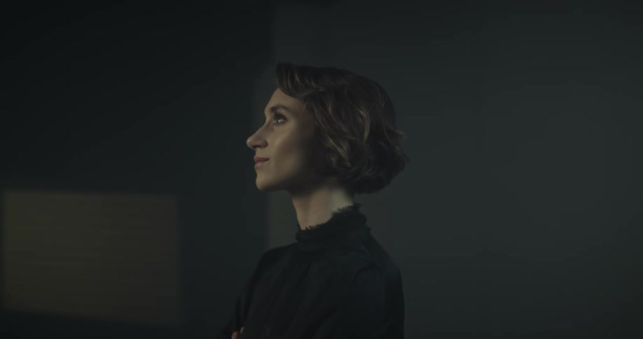 Closeup of a smiling womans face