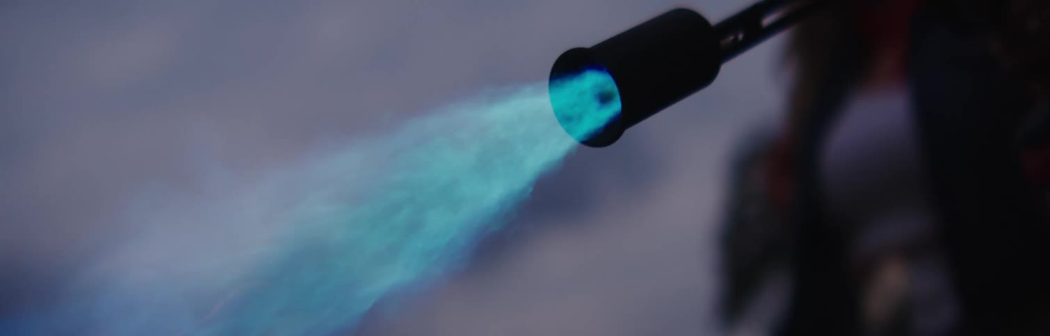 torch blue flame