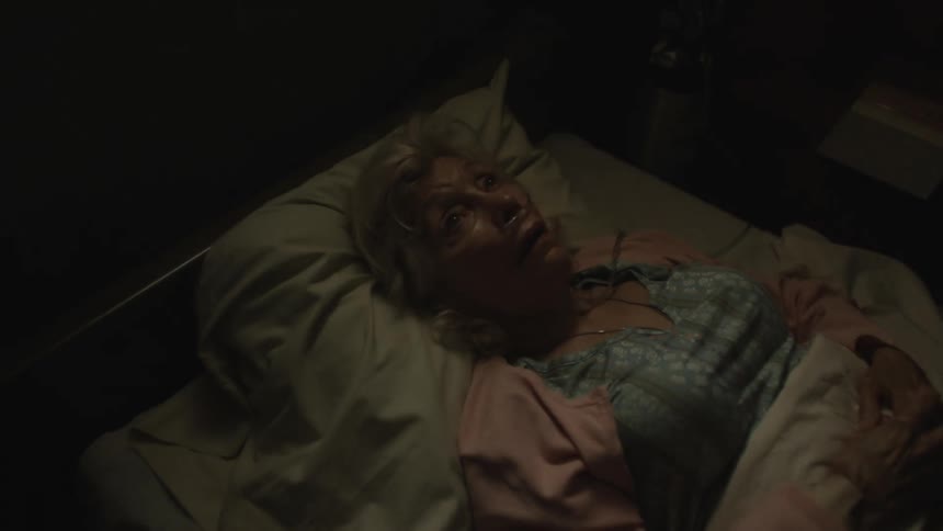 Light brightens then fades on invalid lying on bed