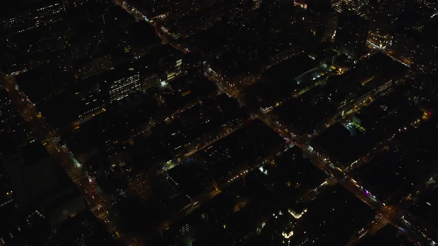 A night view of the community