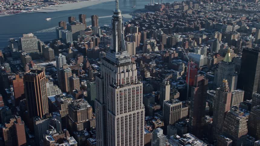 Skyline of the world trade center in new york city