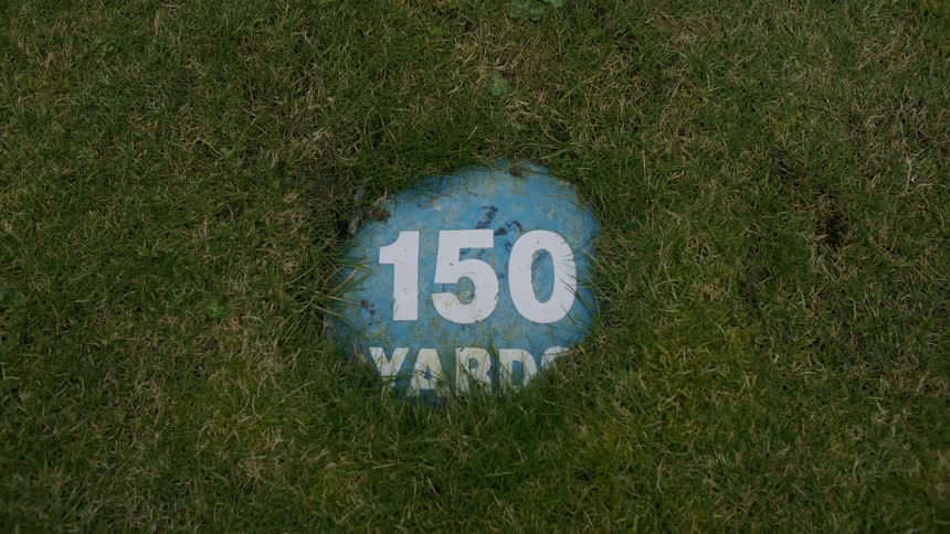 150 yard hole in a golf course