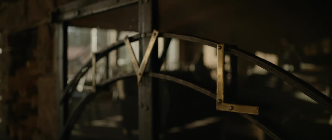 A close up clip of a shop entrance