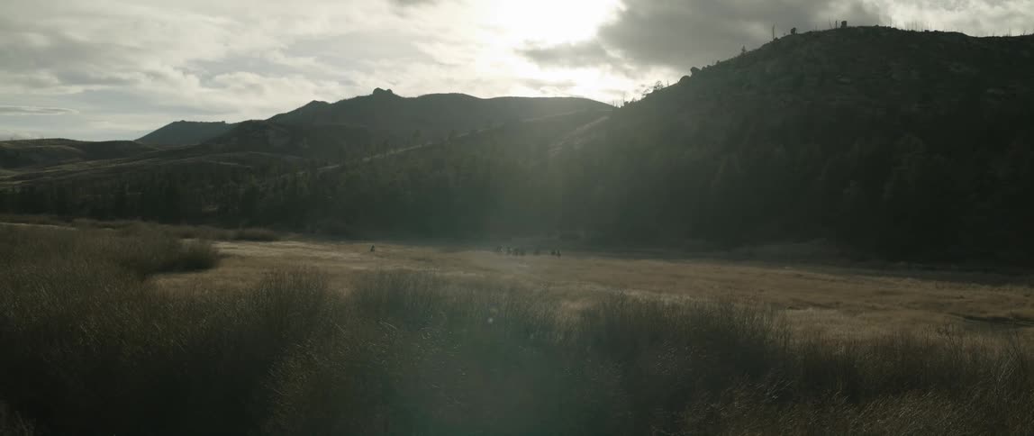 A trail runs by the hills