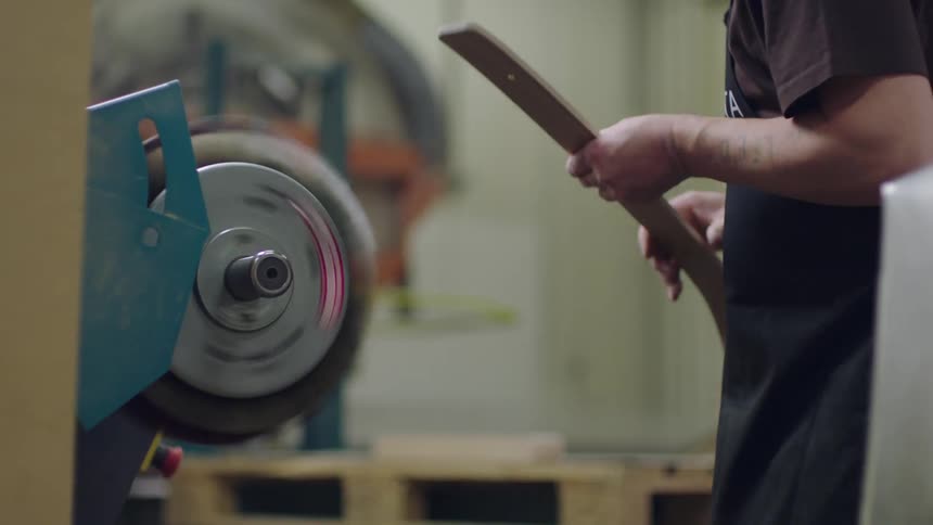 A worker making a steel in a factory