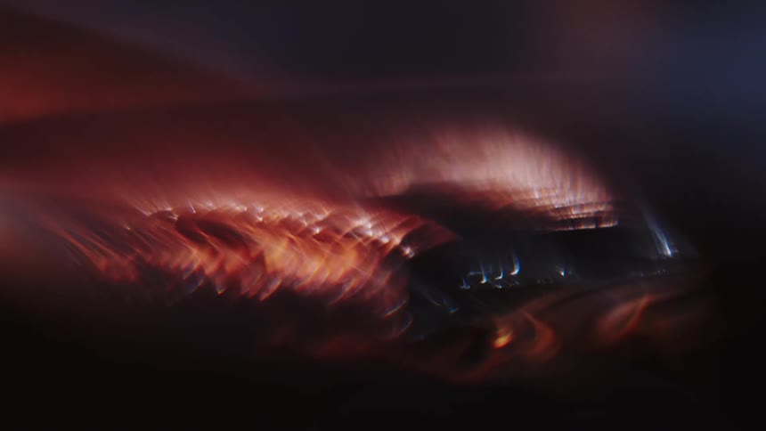 Close up of a torch heating up a surface