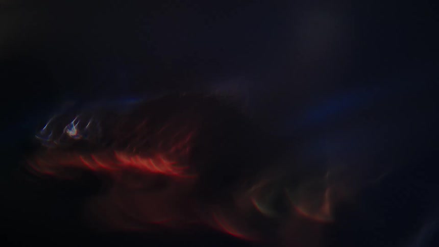 Abstract arts of rays and flames shining at night