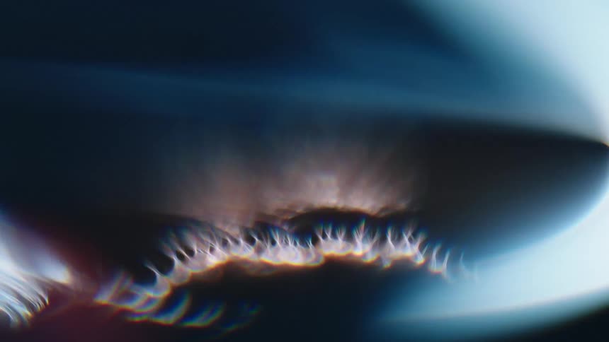 Close up of flame like shapes