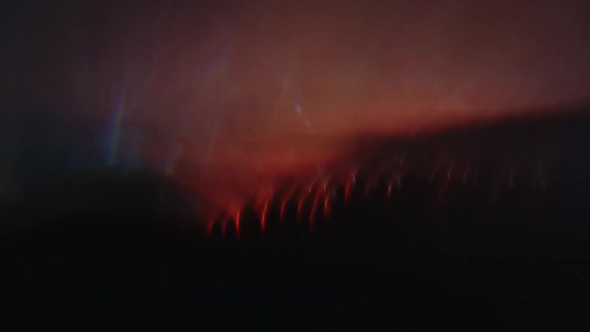 Close up of a torch heating up a surface