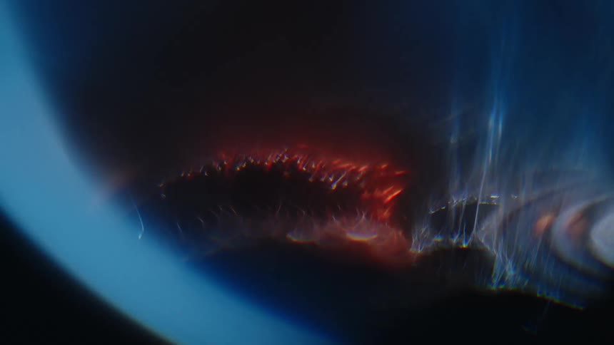 Extreme closeup of abstract lights