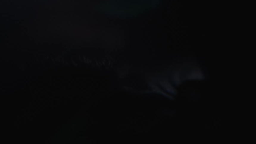 Extreme closeup of abstract lights and reflections