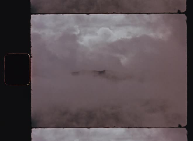 View of a gathering of clouds in the sky