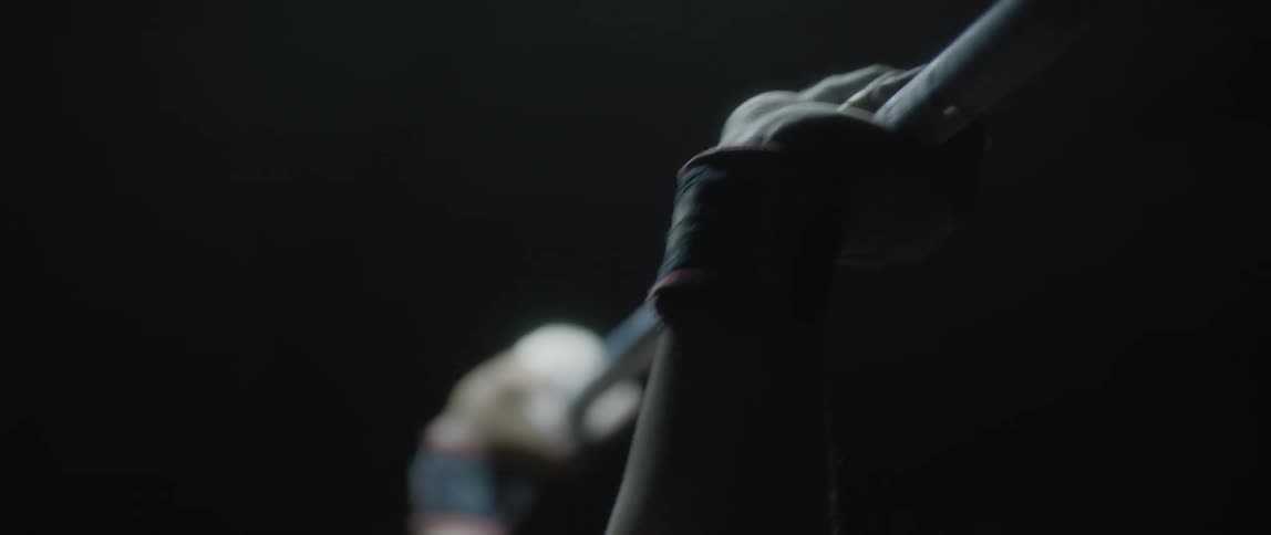 A clip of an arm stretching