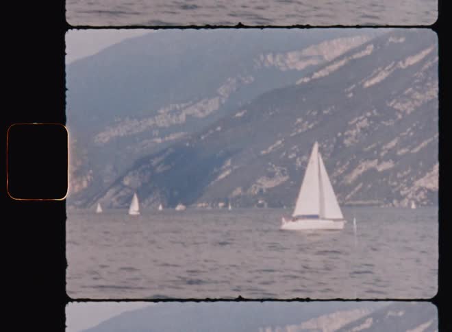 Sailing boats in the middle of the sea