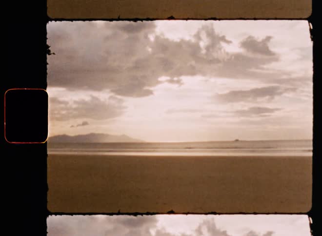 View of the sand on a beach in the morning