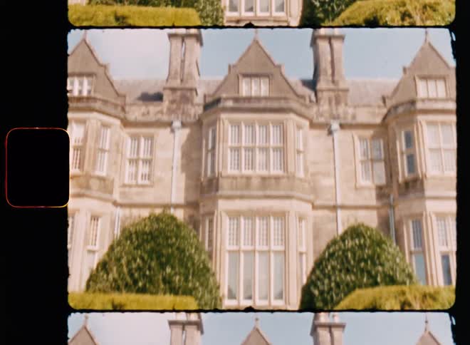 A mansion with classical architecture in the suburbs
