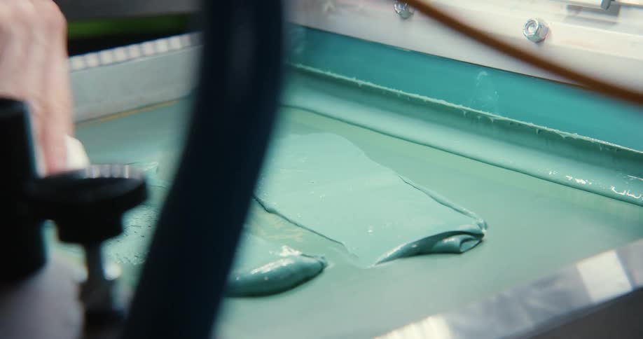 Ink in the printing machine