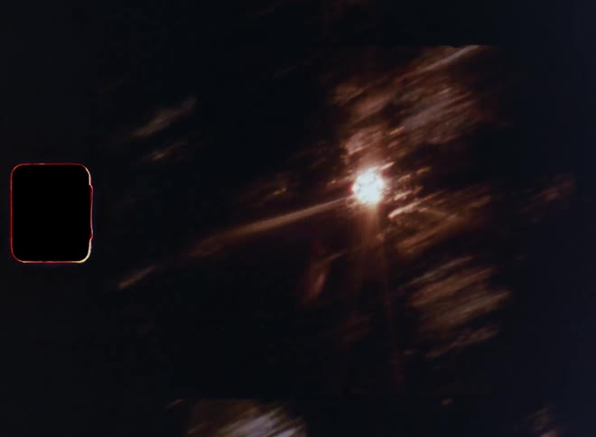 Drivers view out of high-speed car of sunlit sky with trees passing by at fast speed while racing on forest road with bright sunshine lighting tree tops while breaking through and shining with glare and flare as symbol for dynamic progress and movement