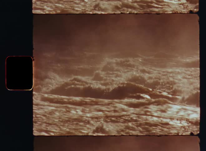 A footage of sea waves
