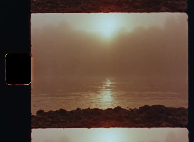 A landscape of the sea horizon being illuminated by sunlight