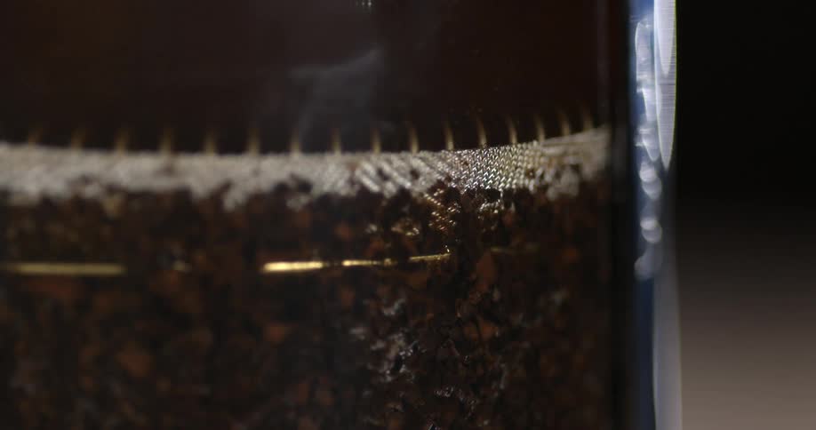 Close up of dirt particles