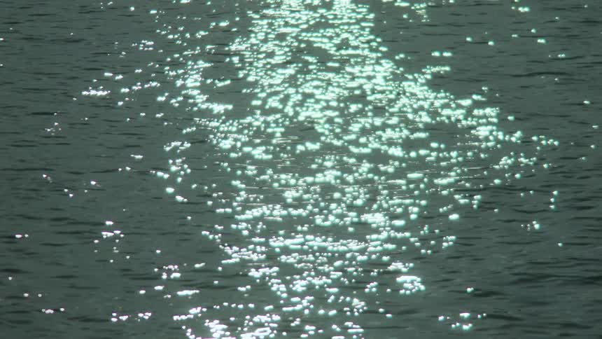Ocean water reflecting the sun