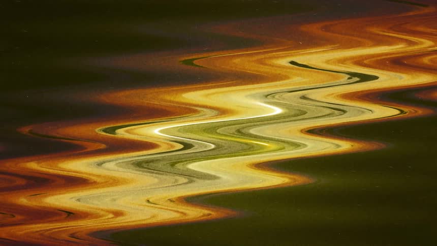 An abstract moving zigzag colors
