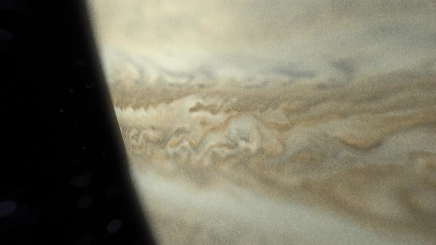 View of the planet jupiter