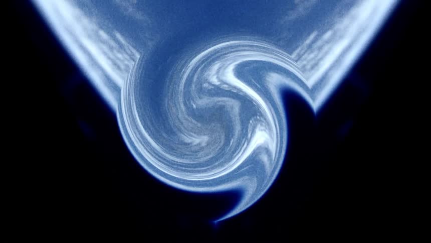 Portion of earth seen from space is twisted out of line