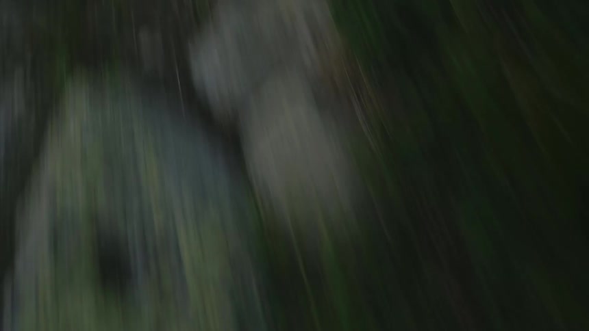 View of a ground with rocks and grass in time lapse