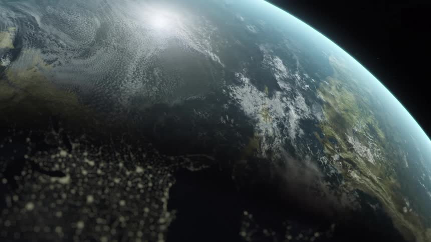Planet earth seen from space