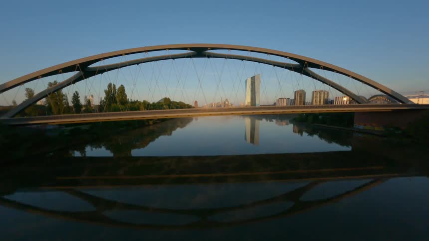 Bridges lead to the city ahead