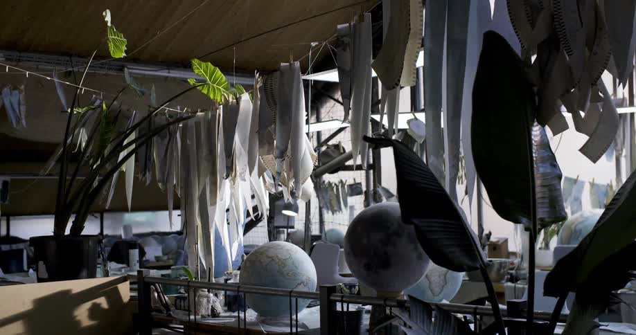 Workshop of a globe maker