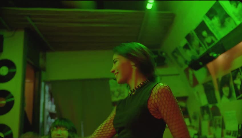 Friends are celebrating in the club
