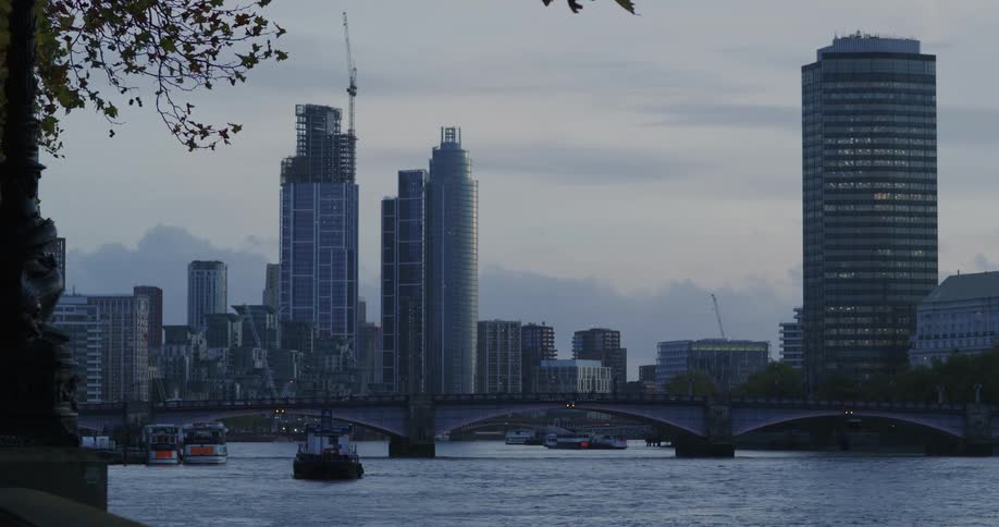 A bridge leads to the city