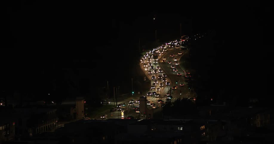 Heavy traffic is on the highway